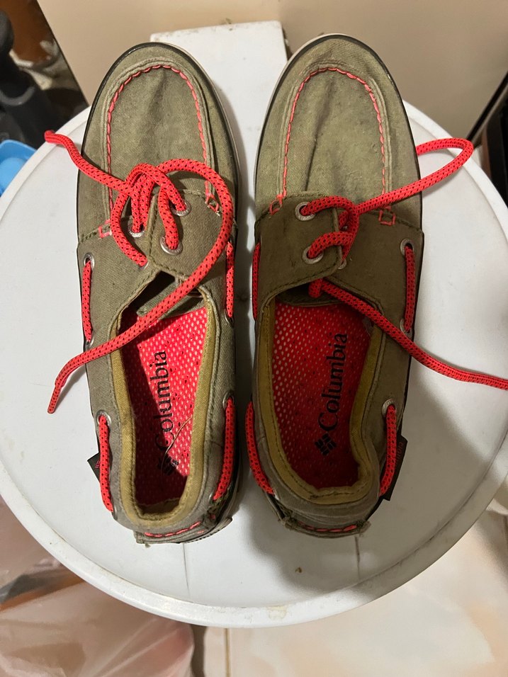Columbia Gri Günlük Ayakkabı Kırmızı Bağcıklı - Görsel 3