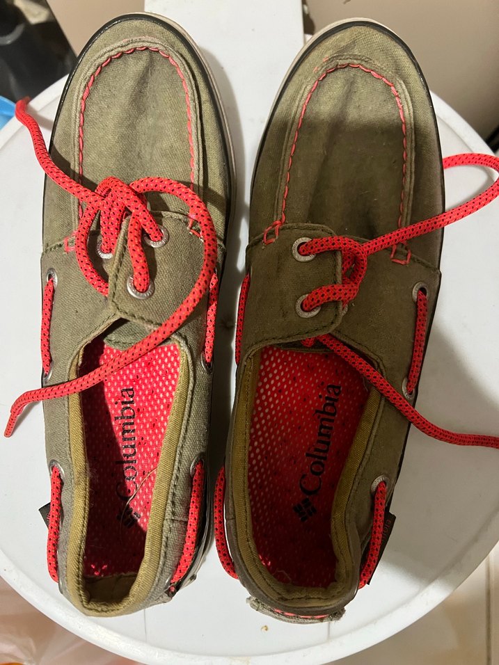 Columbia Gri Günlük Ayakkabı Kırmızı Bağcıklı - Görsel 2