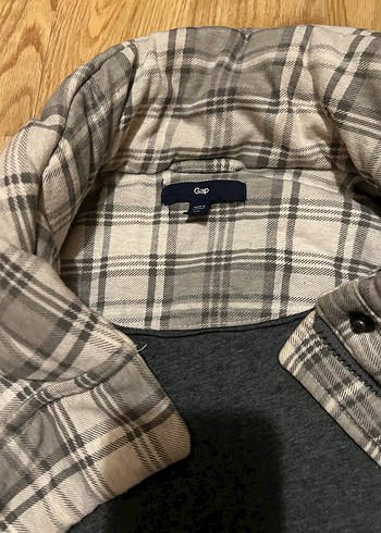 Düğmeli Gri Kareli Kadın Yelek - Görsel 2