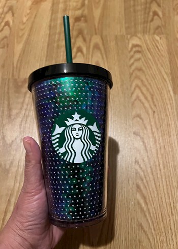 Starbucks Siyah Kapaklı Bardak - Görsel 2