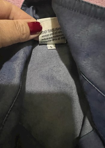 Kız Çocuk Uzun Kollu Denim Gömlek - Görsel 3