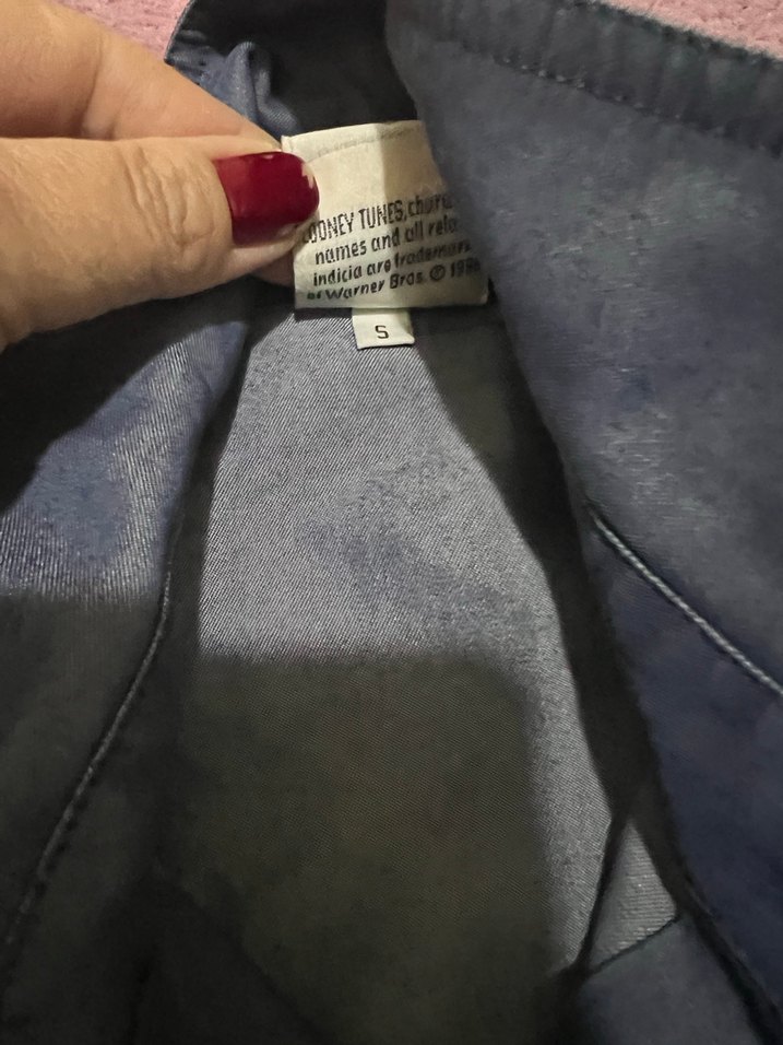 Kız Çocuk Uzun Kollu Denim Gömlek - Görsel 3