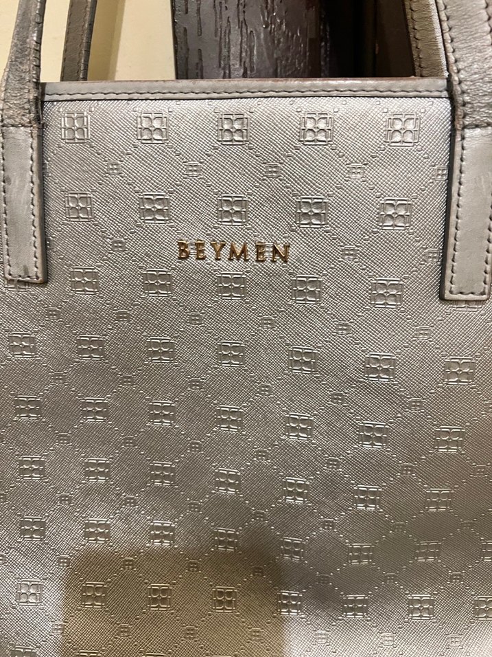 Beymen Gri Deri Kadın El Çantası - Görsel 2