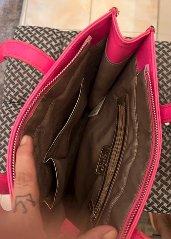 Versace Parlak Pembe Versace Kadın El Çantası