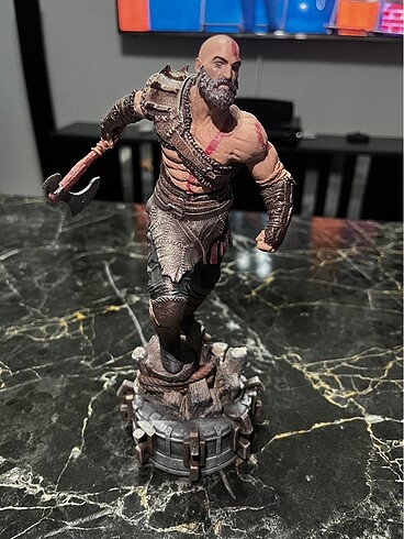 GOD OF WAR KRATOS 3D FİGÜR