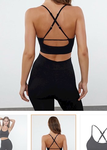 Siyah Spor Büstiyer - Görsel 2