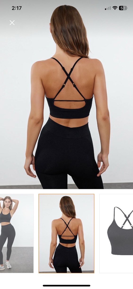 Siyah Spor Büstiyer - Görsel 2