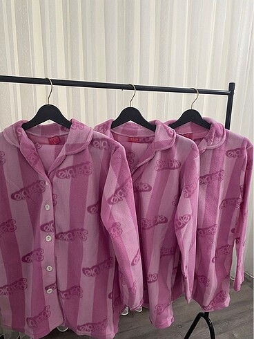 xl Beden Barbie Polar Pijama Takım