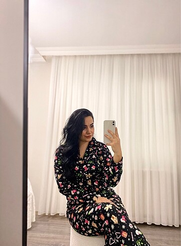 Diğer Noel Desen Pijama Takım