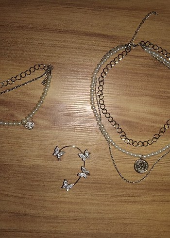 Vintage Bohem Zincir Detaylı Kadın Kolye