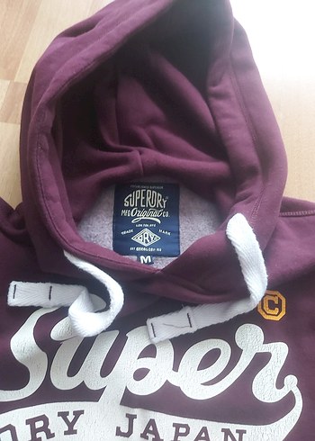 Bordo Kapüşonlu 13-14  Erkek çocuk Sweatshirt - Görsel 2