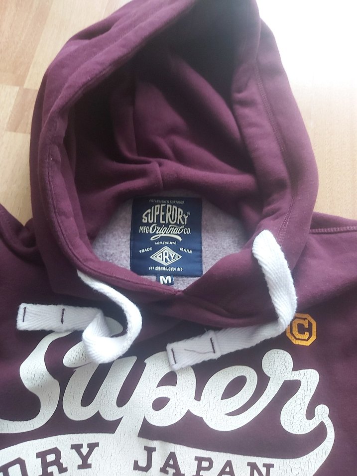 Bordo Kapüşonlu 13-14  Erkek çocuk Sweatshirt - Görsel 2