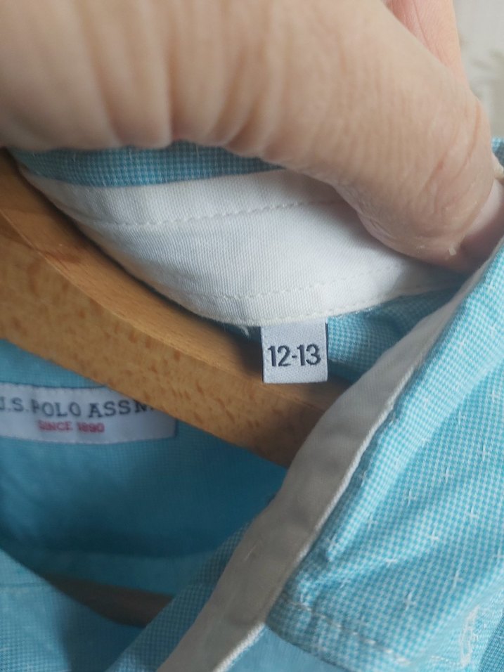 Mavi Erkek Çocuk USPOLO Uzun Kollu Pamuk Gömlek - Görsel 2