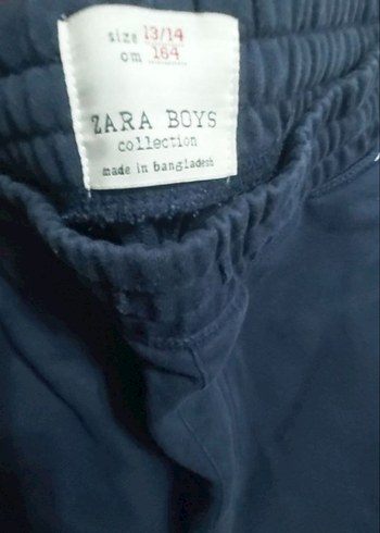 ZARA 13/14erkek Çocuk Koyu Mavi Rahat Kesim Eşofman Altı - Görsel 2