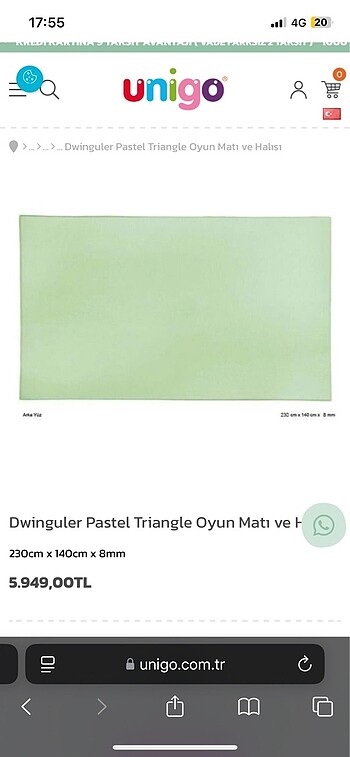 Beden Dwinguler Pastel Triangle Oyun Matı
