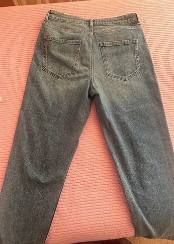 42 Beden HALLHUBER marka Kadın Gri Denim Normal Boy Pantolon