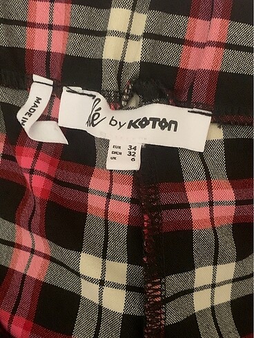 34 Beden Koton Şort Etek