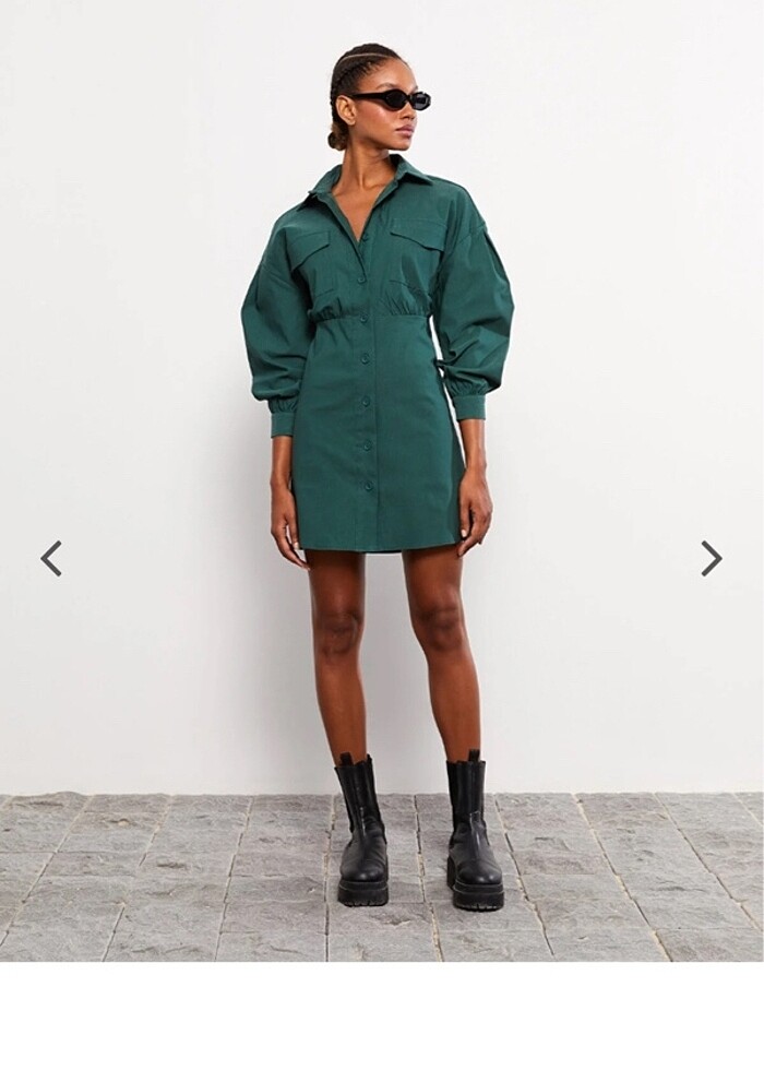 Lcw gömlek elbise - Görsel 3