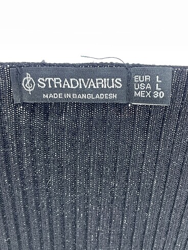 l Beden siyah Renk Stradivarius Kısa Elbise %70 İndirimli.