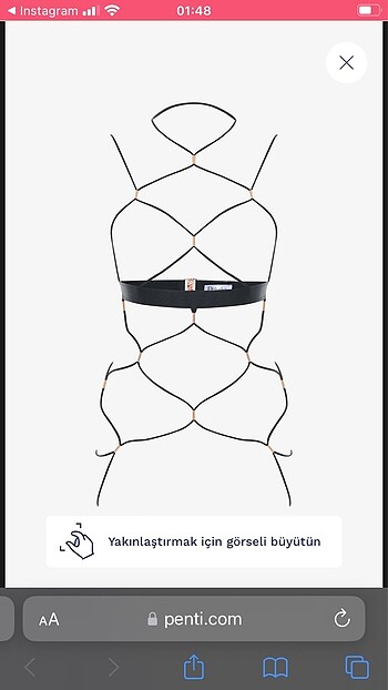 Penti Rosalita Bosysuit Harness