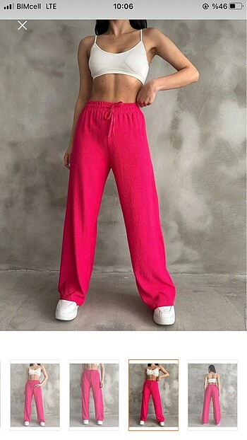 Zara Pembe bürümcük pantolon