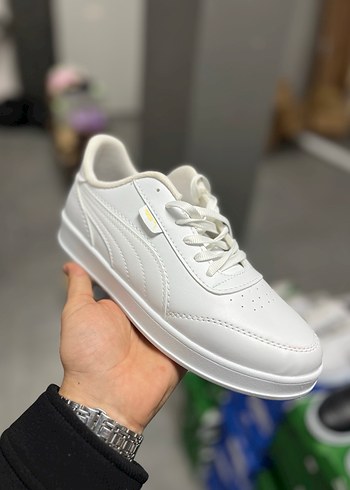 Beyaz Bağcıklı Erkek Spor Ayakkabı - Görsel 2