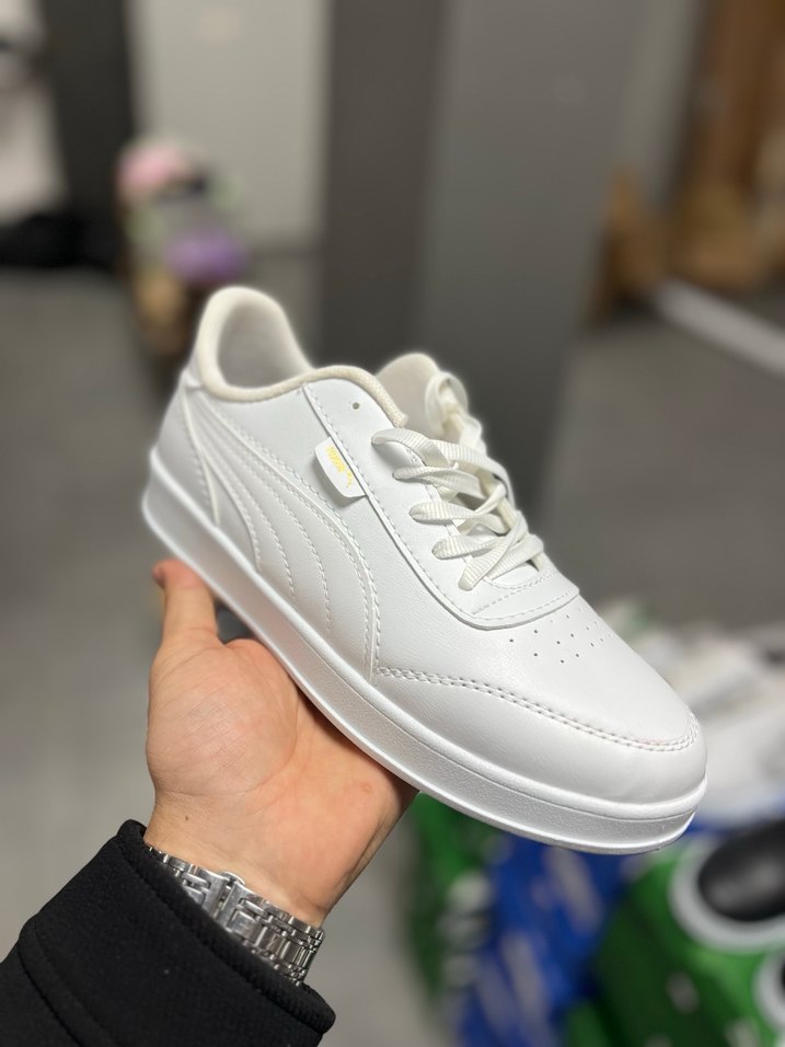 Beyaz Bağcıklı Erkek Spor Ayakkabı - Görsel 2