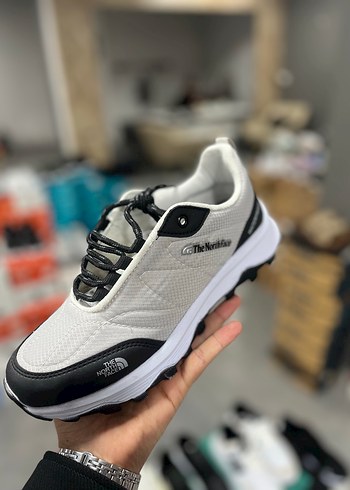 Erkek Beyaz Gri Spor Ayakkabı Velcro - Görsel 2