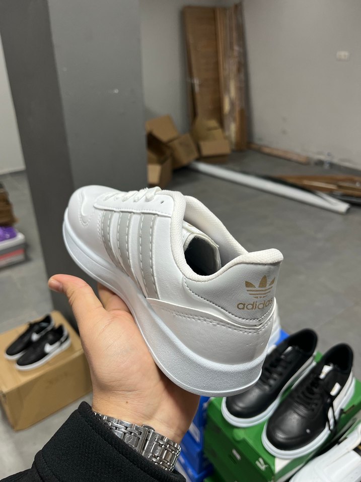 Beyaz unisex  Sneakers Stiletto Topuklu - Görsel 5