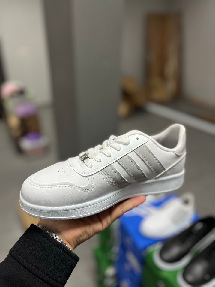 Beyaz unisex  Sneakers Stiletto Topuklu - Görsel 4