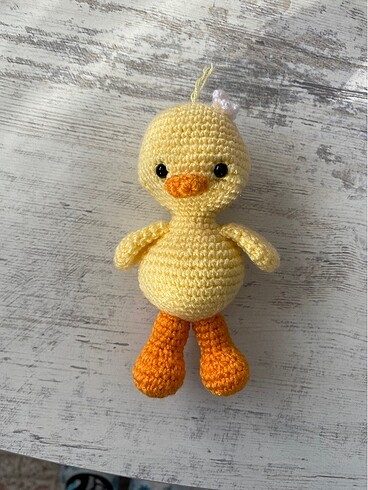 Amigurumi çıngırak ördek