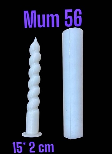 İkili silikon mum kalıbı seti