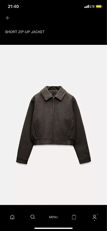 ZARA HAKİ CEKET