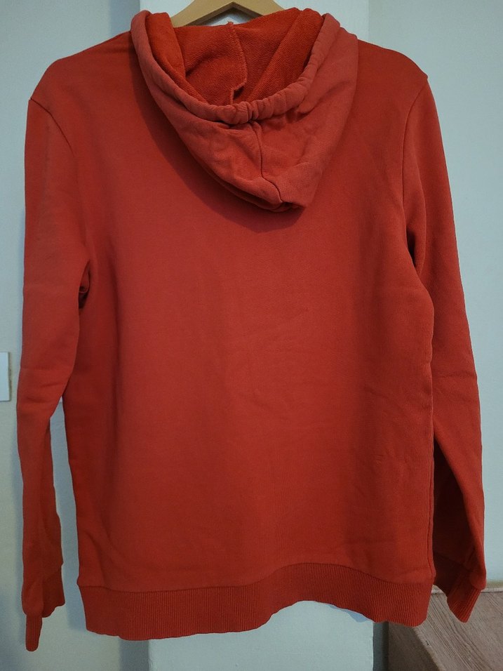 Mavi Kırmızı Kapüşonlu Sweatshirt - Görsel 4