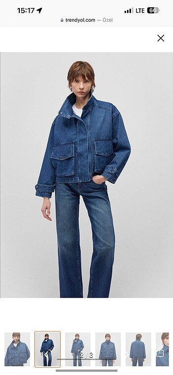 Mavi Jeans MAVİ KOT CEKET Oversize