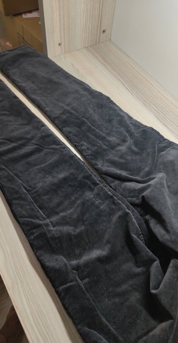 Siyah Süet Kadın İçlikli pantolon - Görsel 5