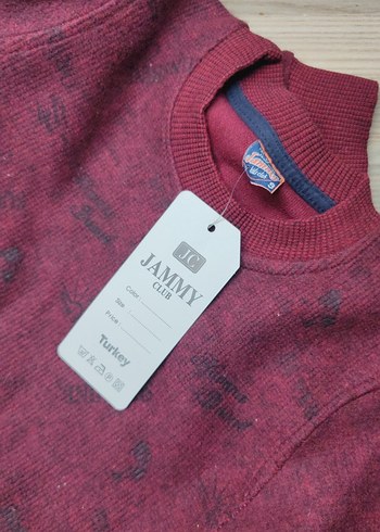 Bordo Erkek Çocuk Sweatshirt - Görsel 3