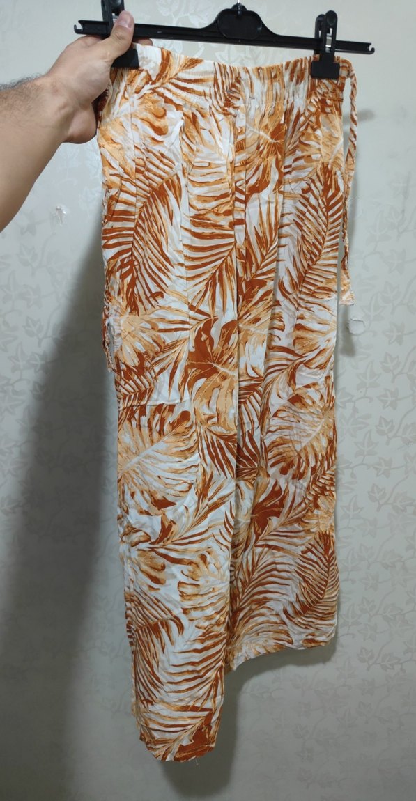 Bohem Tarzı Bağlamalı Pantolon - Görsel 2