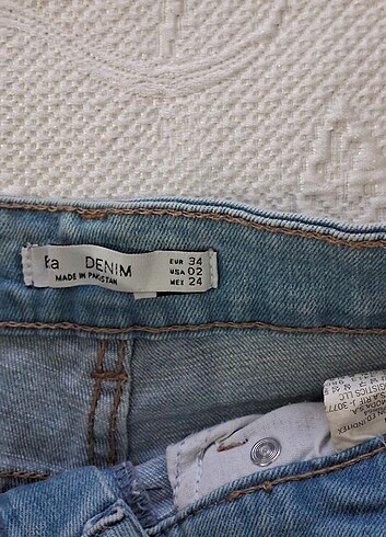 Bershka Bayan kot şort 
