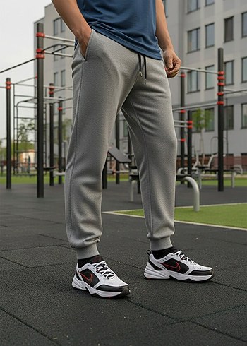 Nike Air Monarch İv Beyaz Erkek Sneaker 40 41 42 43 44 Mevcuttur