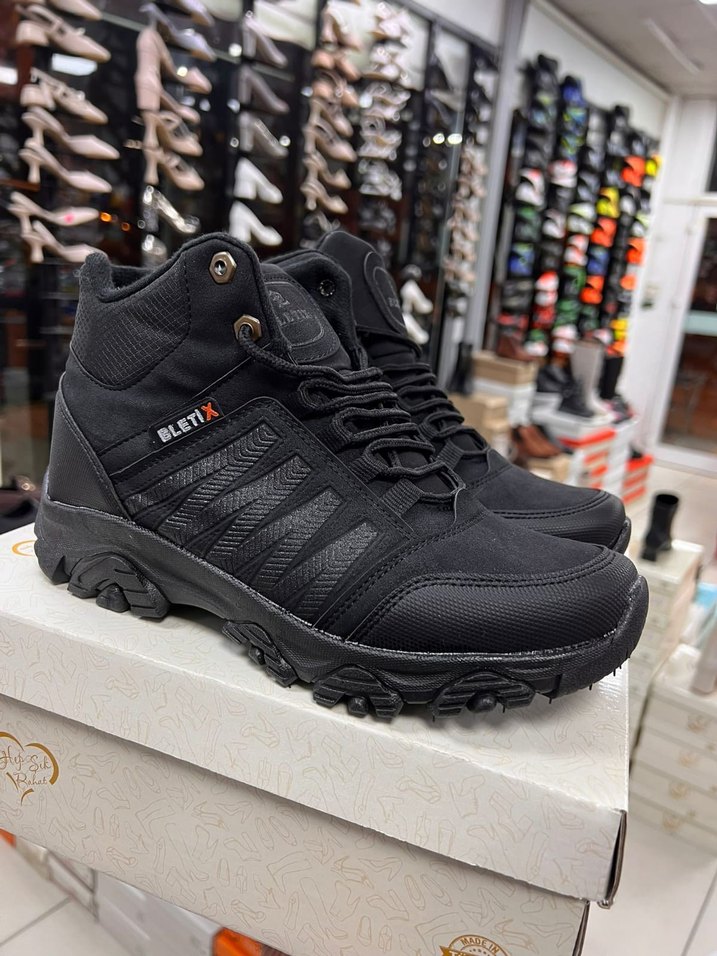 0Bletix bot Trekking kauçuk Kaymaz Taban Suya Dayanıklı - Görsel 2