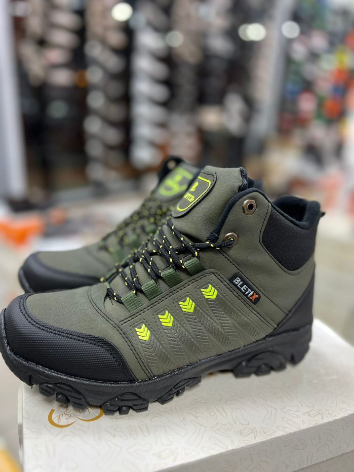 Bletix bot Trekking kauçuk Kaymaz Taban Suya Dayanıklı - Görsel 4