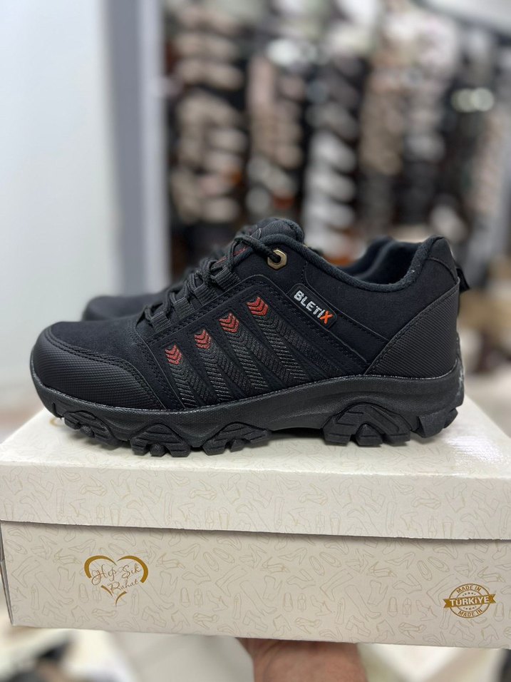 Bletix Trekking Ayakkabı  kauçuk Kaymaz Taban Suya Dayanıklı - Görsel 4
