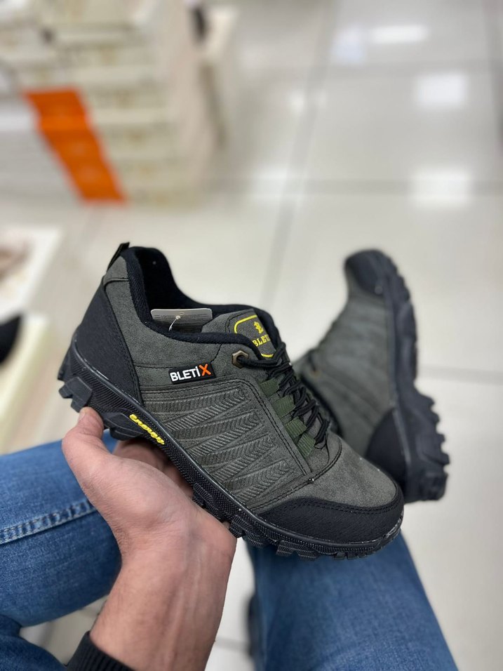Bletix Trekking Ayakkabı  kauçuk Kaymaz Taban Suya Dayanıklı - Görsel 4