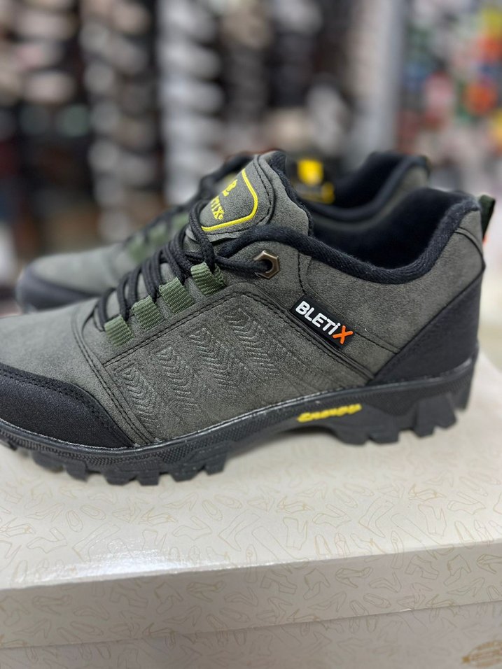 Bletix Trekking Ayakkabı  kauçuk Kaymaz Taban Suya Dayanıklı - Görsel 3