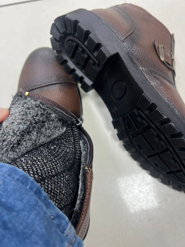 kahverengi Erkek Bot içi kürklü - Görsel 2