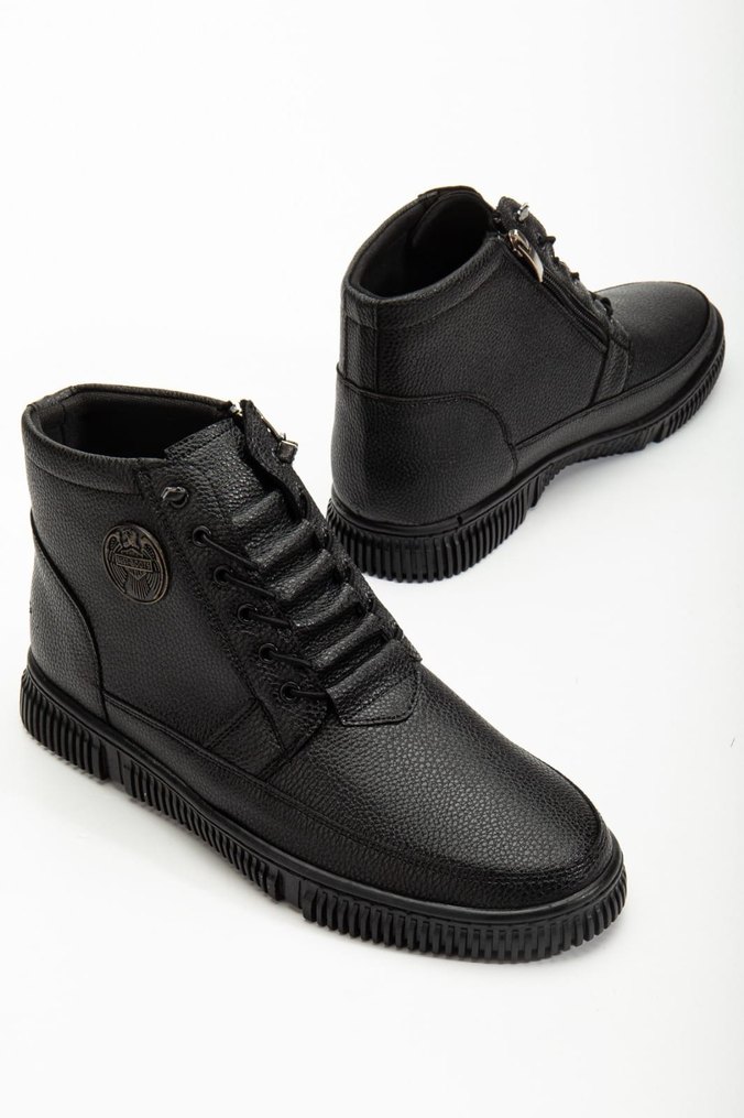 erkek siyah  Bot su geçirmez 1.sınıf malzeme magaza ürünüdür - Görsel 2