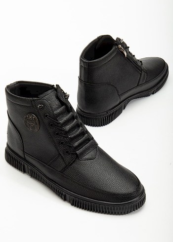 erkek siyah  Bot su geçirmez 1.sınıf malzeme magaza ürünüdür - Görsel 2