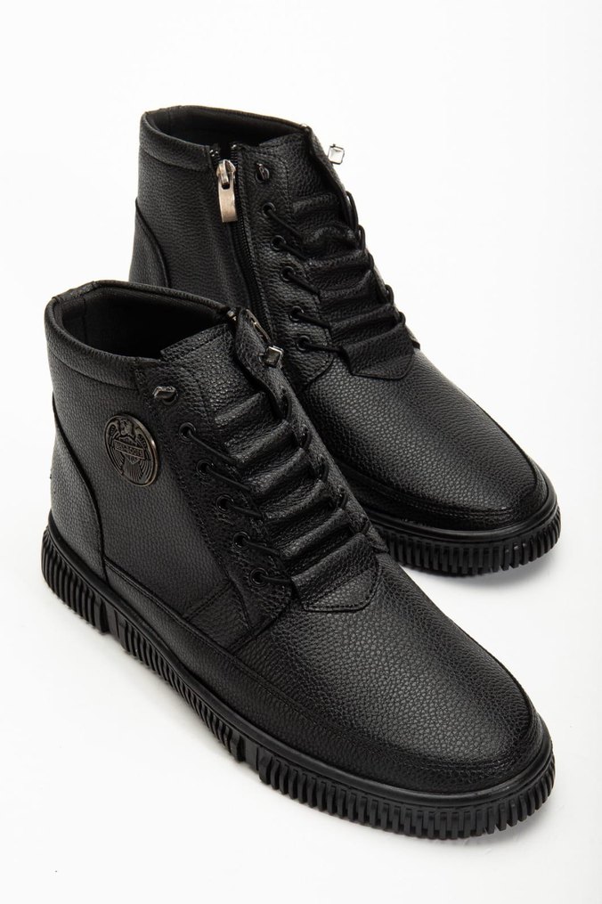 erkek siyah  Bot su geçirmez 1.sınıf malzeme magaza ürünüdür - Görsel 5