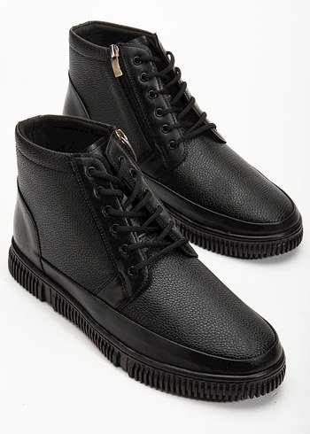 erkek siyah  Bot su geçirmez 1.sınıf malzeme magaza ürünüdür - Görsel 3